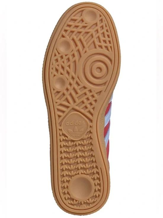 Adidas Handball Spezial Women’s 6.5 Lucid Red Glow Blue Suede Gum Sole NEW - Picture 5 of 10